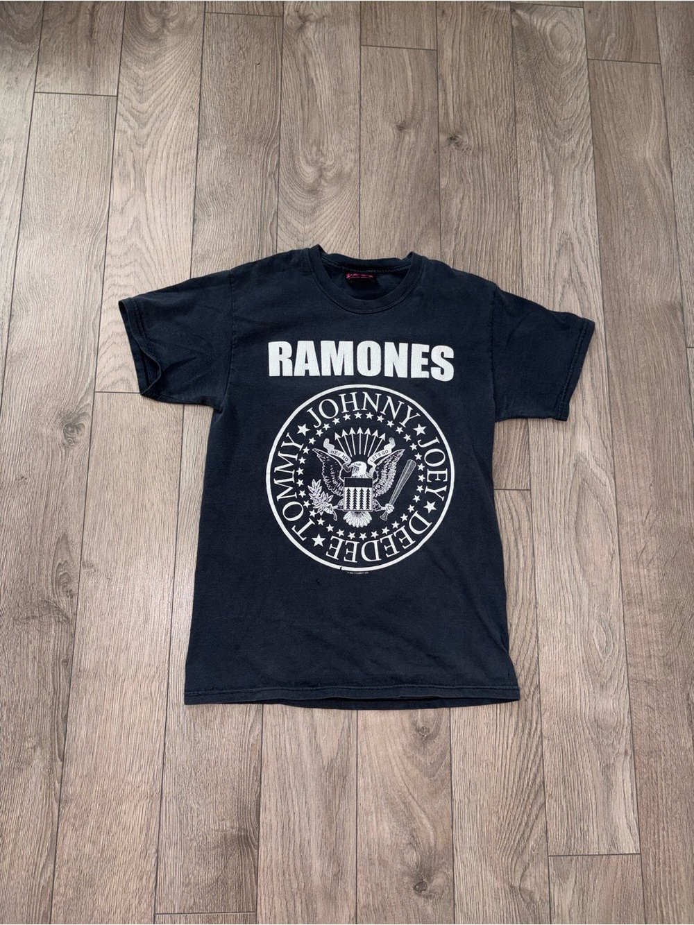 Vintage Y2K Ramones Black Logo Short-Sleeve Tee